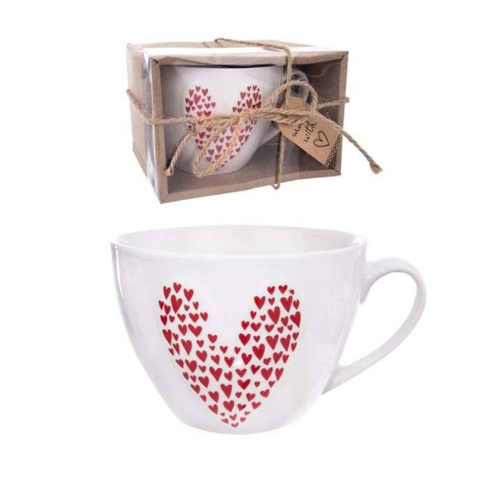 Porcelánový hrnek LOVE GIFT 490 ml