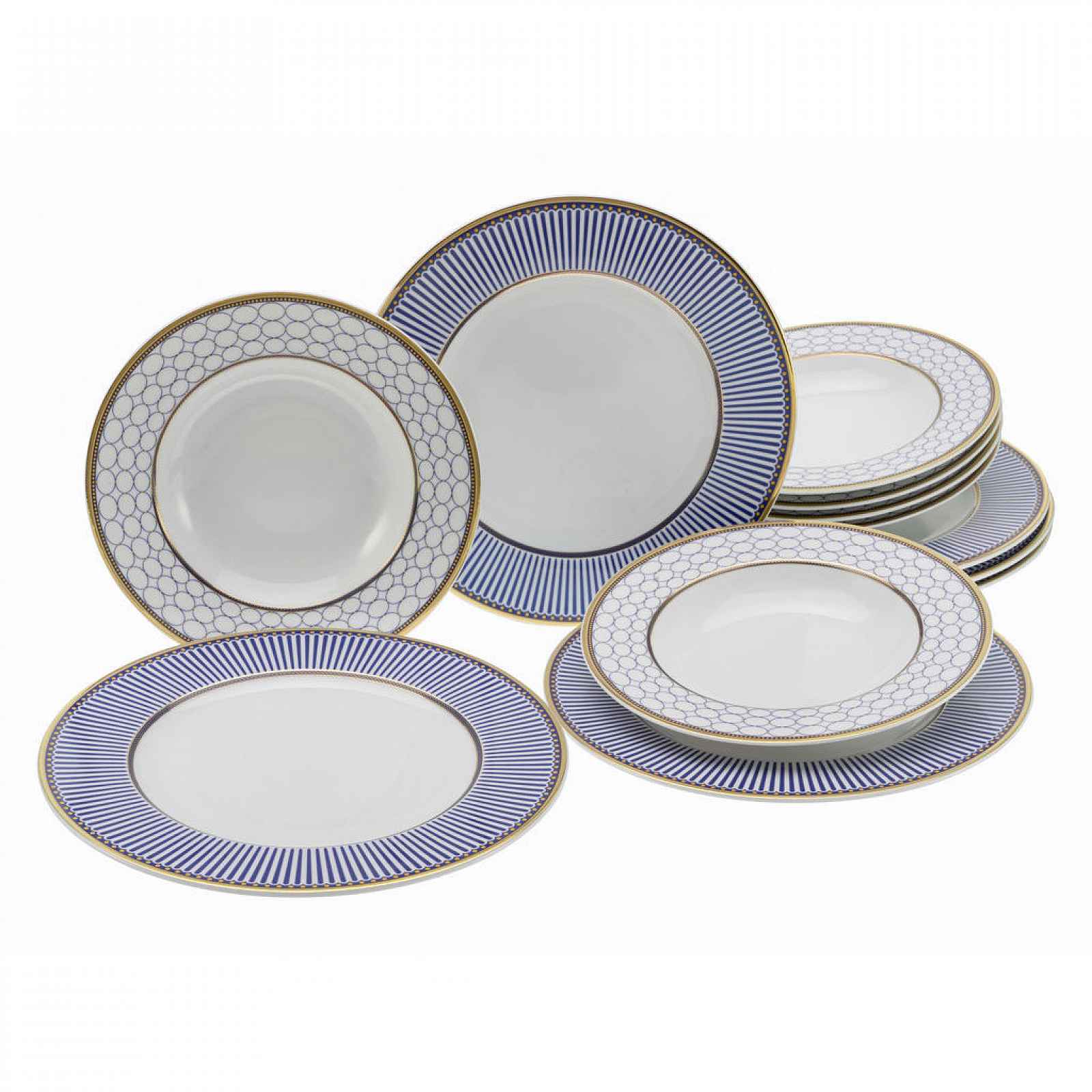 Creatable JÍDELNÍ SOUPRAVA, 12dílné, porcelán - Jídelní servisy - 007768120901