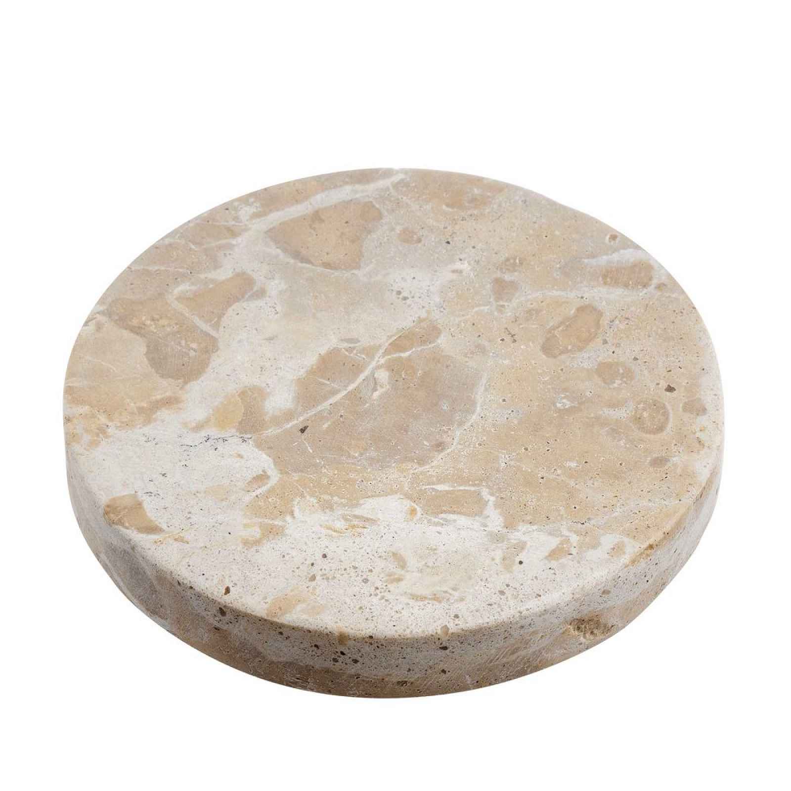 Butlers MARBLE Podtácek mramorový 10 cm - béžová