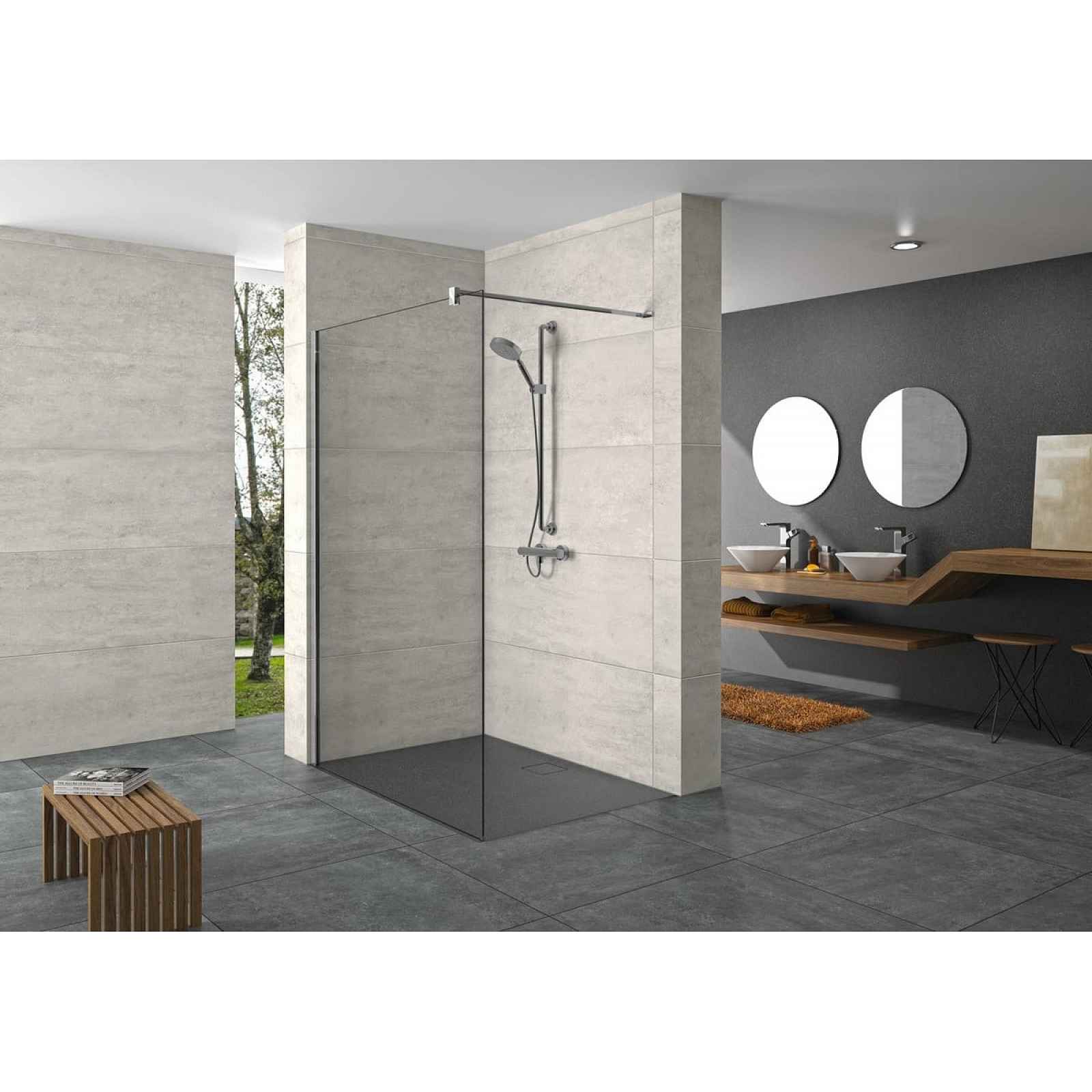 Sprchová zástěna Walk-In / dveře 140 cm Huppe Design pure SIKOKHWI140