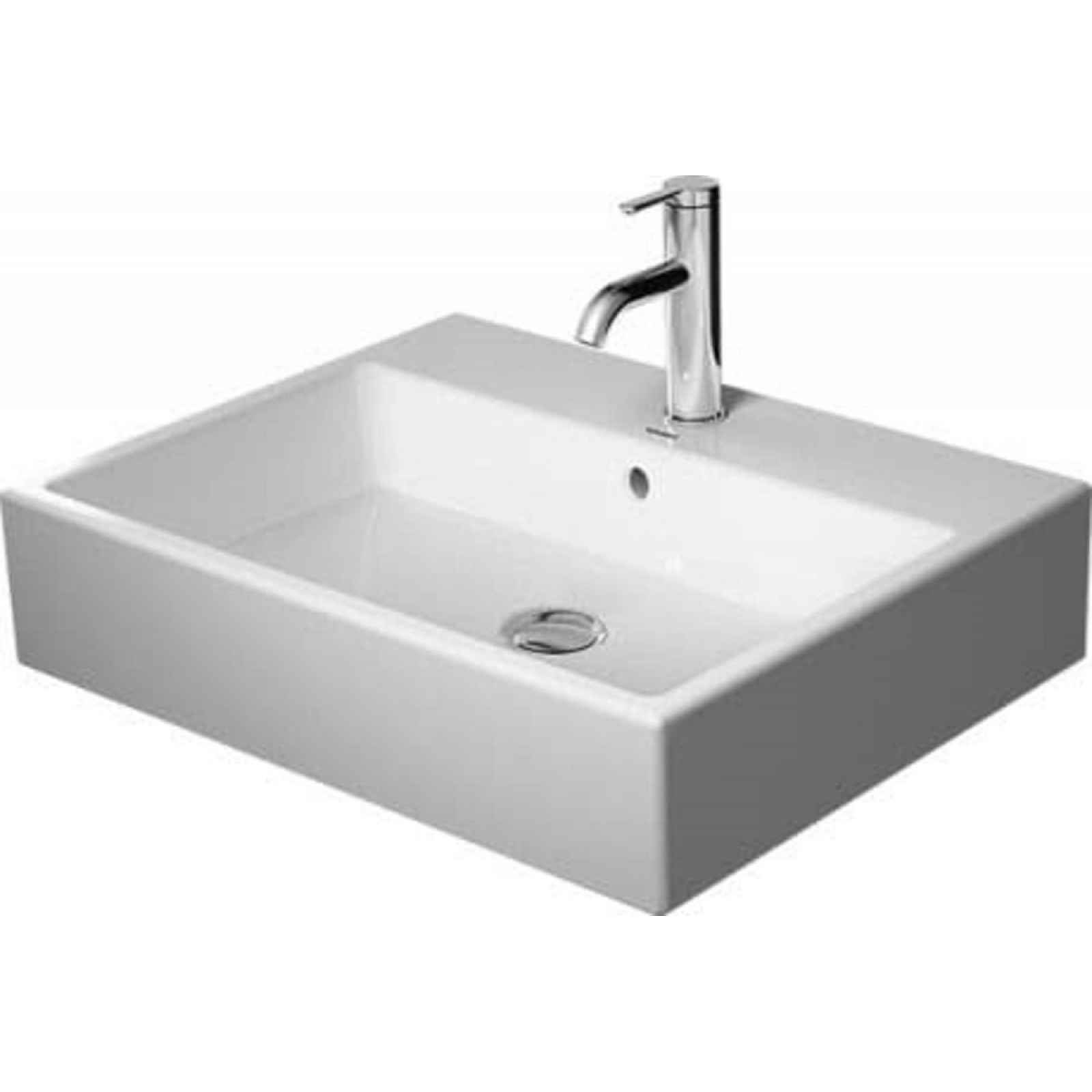 Nábytkové umyvadlo Duravit Vero Air 60x47 cm otvor pro baterii uprostřed 23506000001