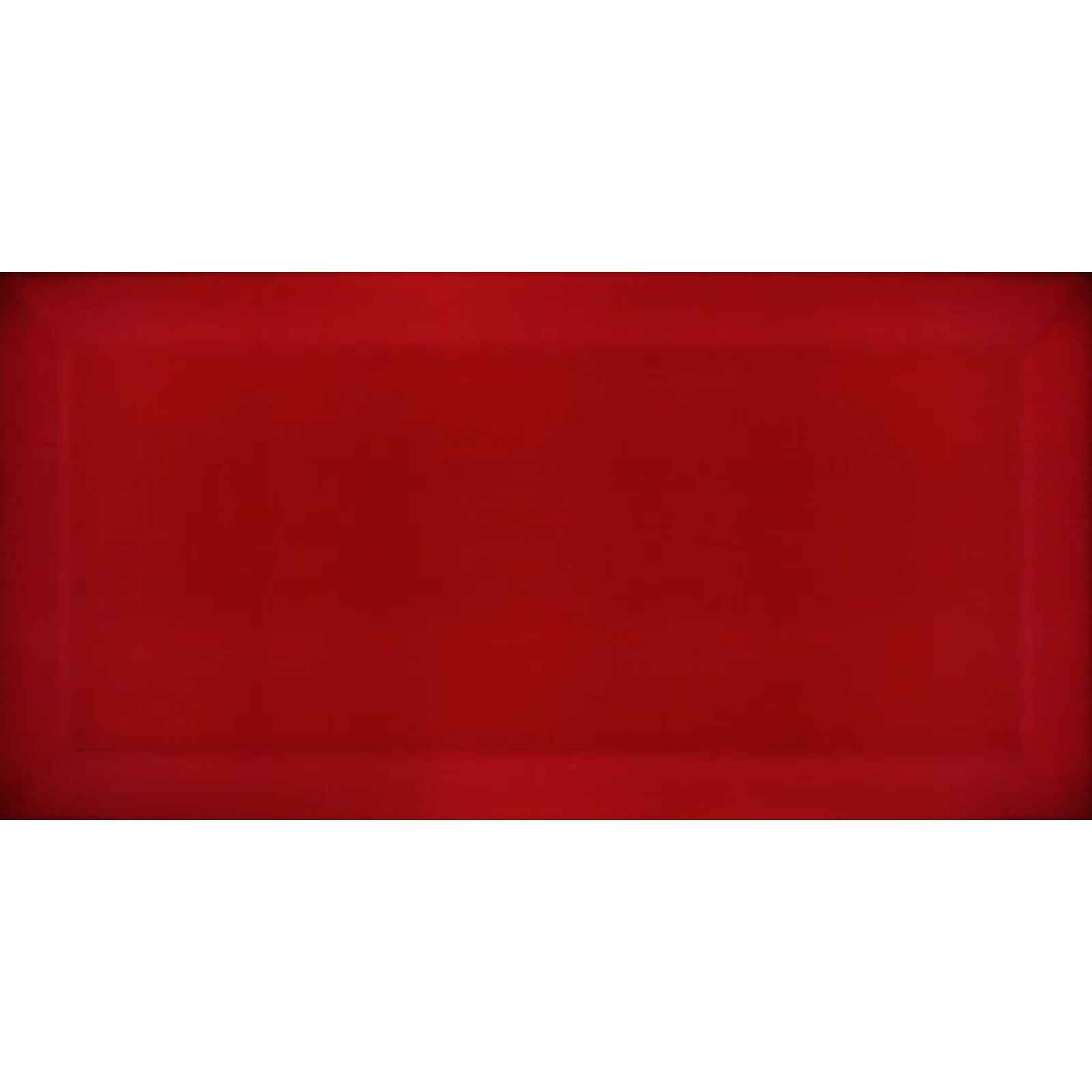 Obklad Ribesalbes Chic Colors rojo bisel 7,5x15 cm lesk CHICC1972