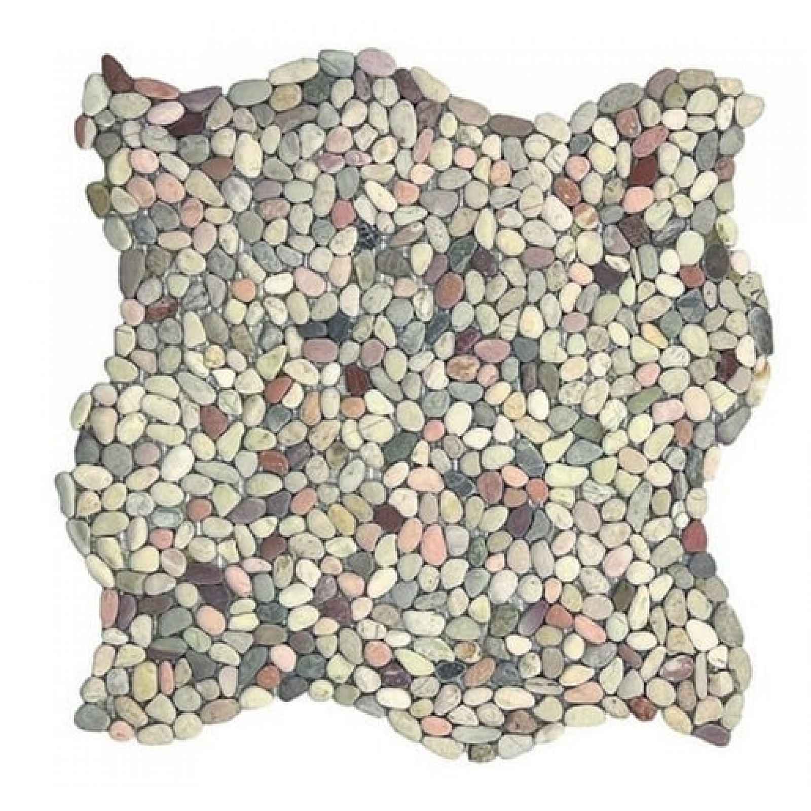 Kamenná mozaika Mosavit Mini pebbles mix 30x30 cm mat PEBBLEMIX 1,000 m2