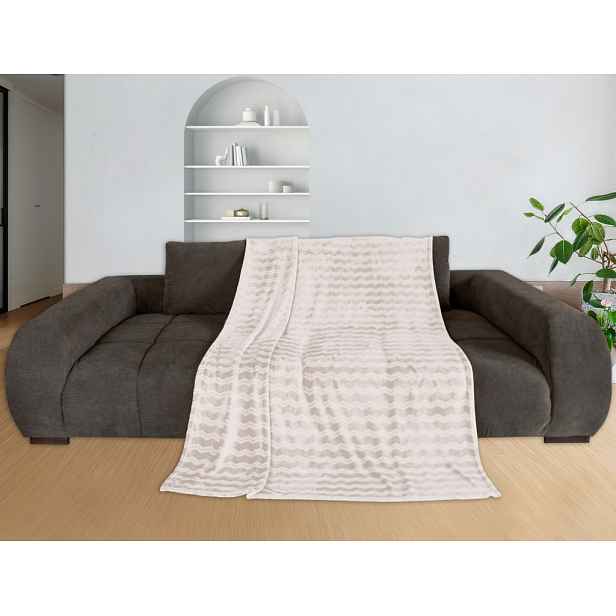 Deka Cashmere touch Nele 150x200 cm, písková