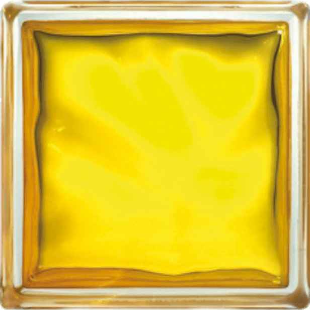 Luxfera Glassblocks yellow 19x19x8 cm sklo 1908WGL