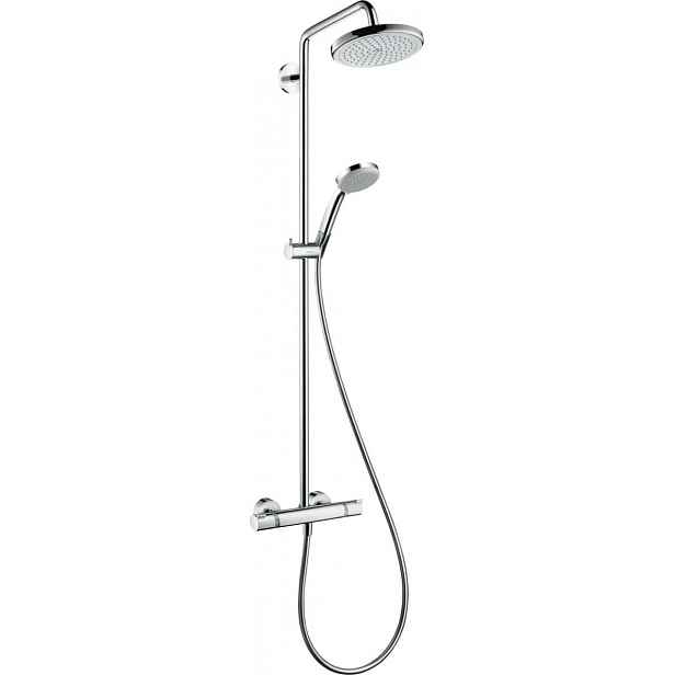 Sprchový systém Hansgrohe Croma na stěnu s termostatickou baterií chrom 27185000