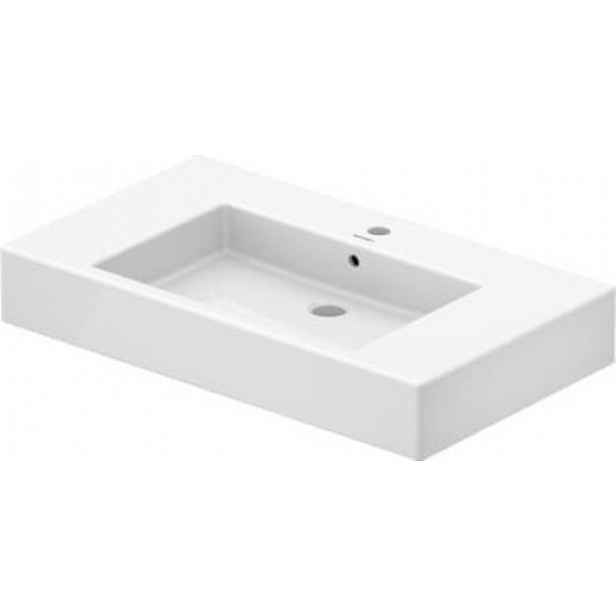 Duravit Umyvadlo 850x490 mm, s přepadem, bez otvoru pro baterii, bílá 0329850060