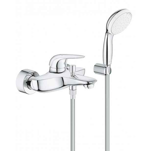 Grohe Eurostyle Páková vanová baterie s příslušenstvím, chrom 2372930A