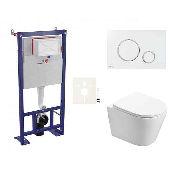 Závěsný wc set do lehkých stěn / předstěnová Swiss Aqua Technologies Infinitio SIKOSSIN70