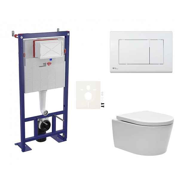 Závěsný wc set do lehkých stěn / předstěnová Swiss Aqua Technologies Brevis SIKOSSBR20