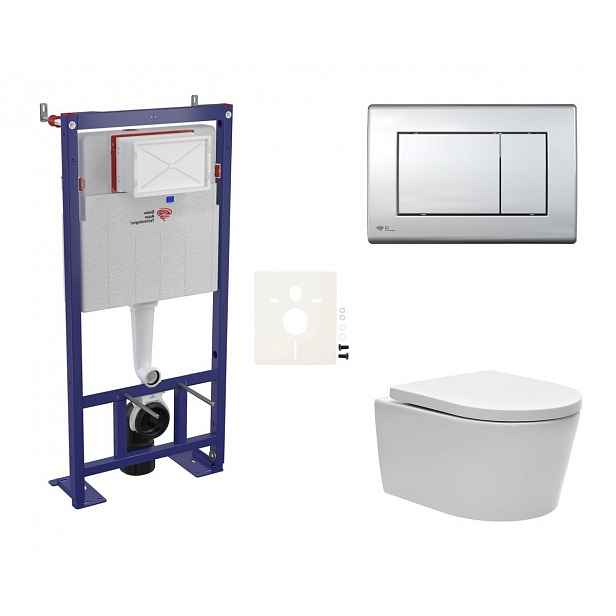 Závěsný wc set do lehkých stěn / předstěnová Swiss Aqua Technologies Brevis SIKOSSBR21