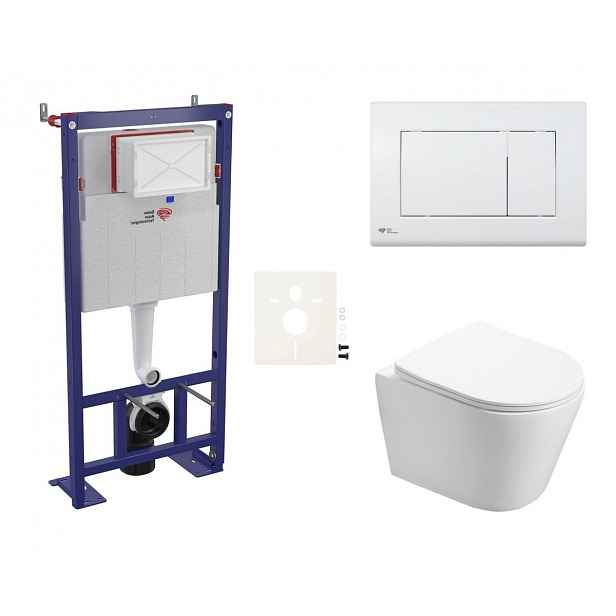 Závěsný wc set do lehkých stěn / předstěnová Swiss Aqua Technologies Infinitio SIKOSSIN20