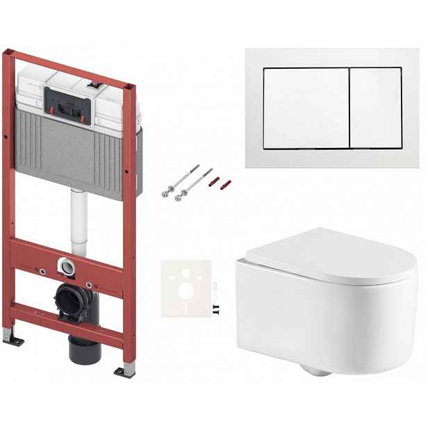 Závěsný wc set do lehkých stěn / předstěnová SAT SIKOTSTOR72400