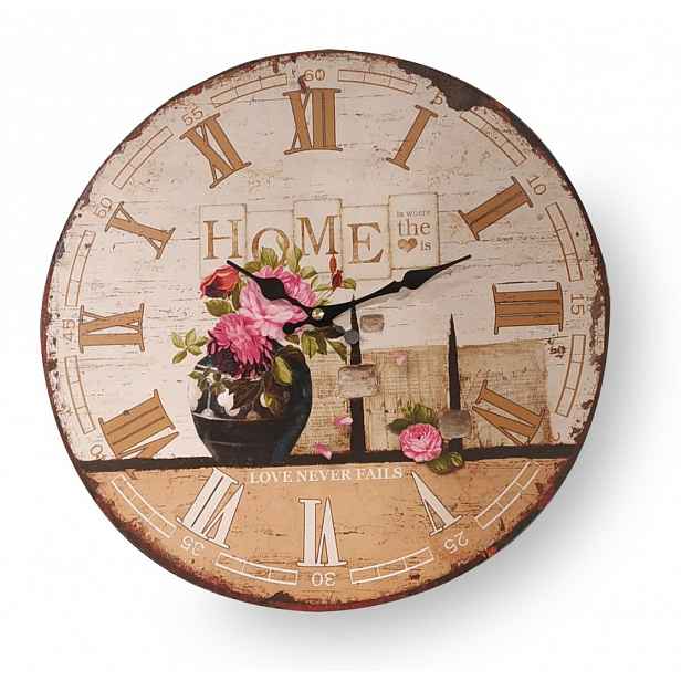 Nástěnné hodiny Vintage Home, ⌀ 33 cm