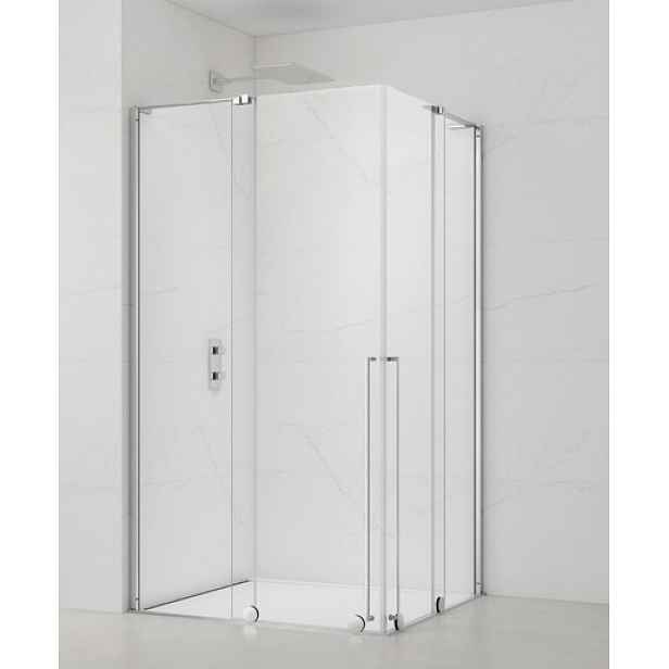 Sprchový kout čtverec 100x100 cm SAT Walk-In Xmotion SATBWIXMN100100