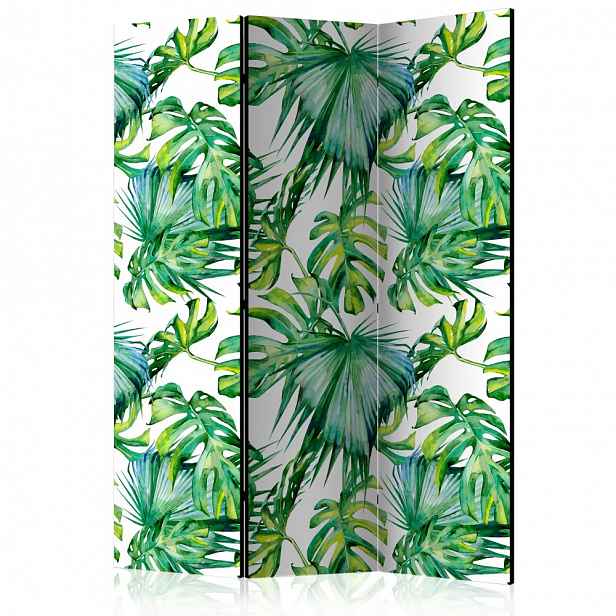 Paraván Jungle Leaves Dekorhome 135x172 cm (3-dílný)