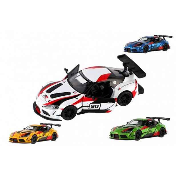 Auto Kinsmart Toyota GR Supra Racing 13 cm, kov