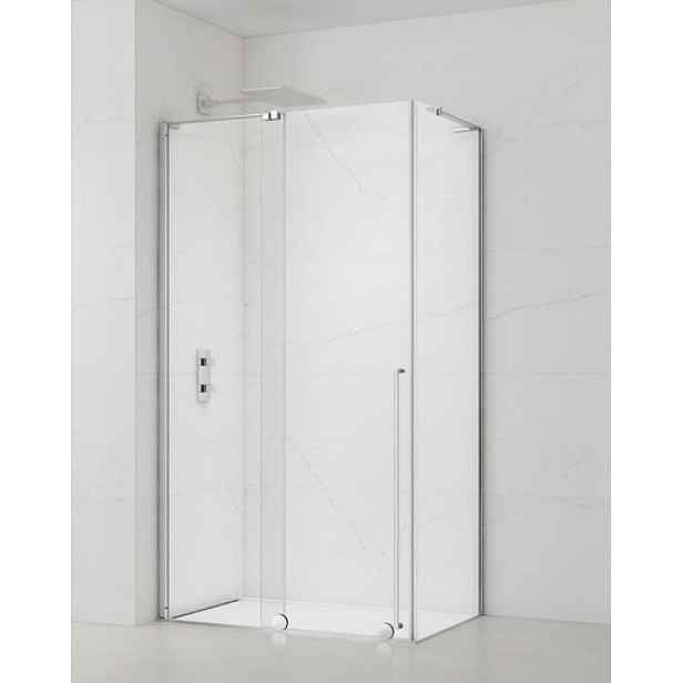 Sprchový kout čtverec 100x100 cm SAT Walk-In Xmotion SATBWIXMN100S100