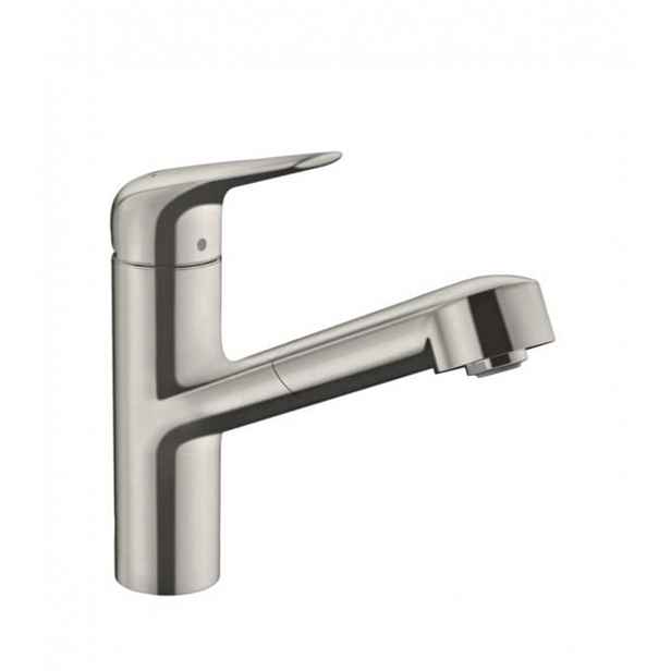 Dřezová baterie Hansgrohe Focus M42 s vytahovací sprškou chrom 71814800