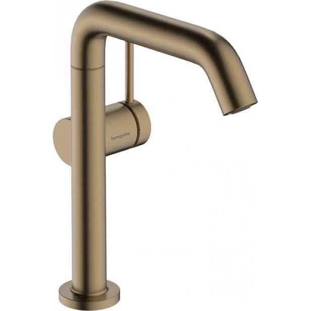 Umyvadlová baterie Hansgrohe Tecturis S s clic-clacem kartáčovaný bronz 73360140