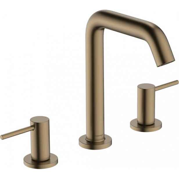 Umyvadlová baterie Hansgrohe Tecturis S s clic-clacem kartáčovaný bronz 73330140