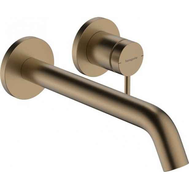 Umyvadlová baterie Hansgrohe Tecturis S bez podomítkového tělesa kartáčovaný bronz 73351140