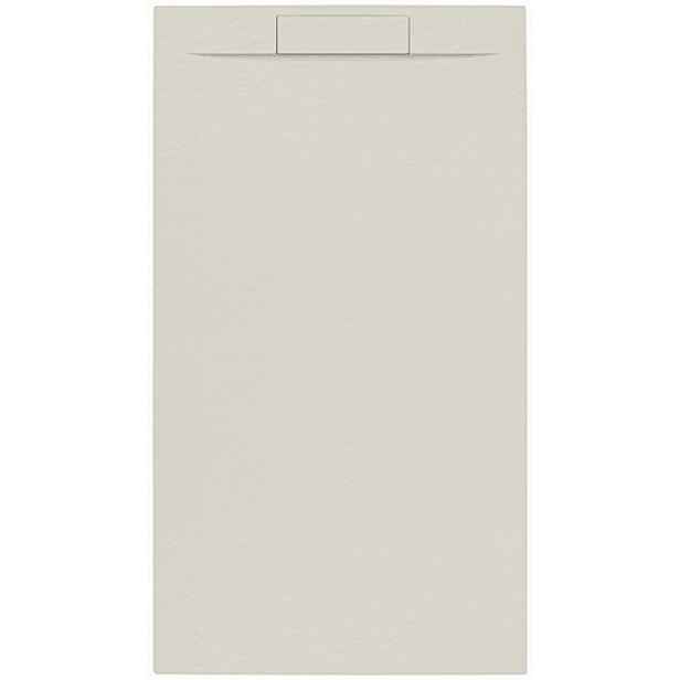 Sprchová vanička obdélníková SAT Fusion 100x80 cm litý mramor Beige SATFU10080BE