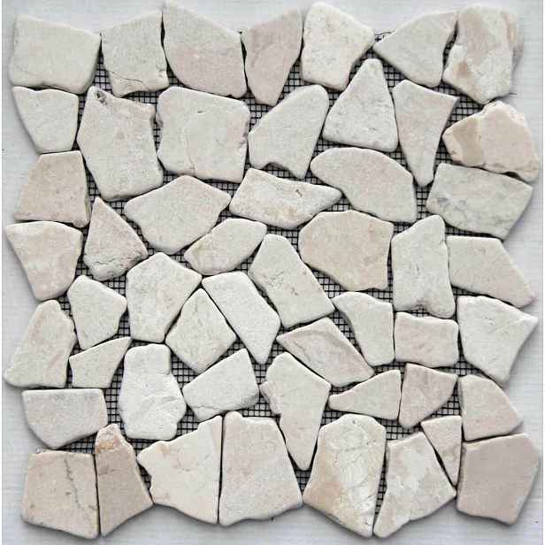 Kamenná mozaika Piedra noa blanca 30x30 cm mat PIEDRANOABL