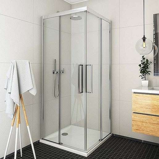 Sprchové dveře 90x205 cm pravá Roth Exclusive Line chrom lesklý 560-900000P-00-02