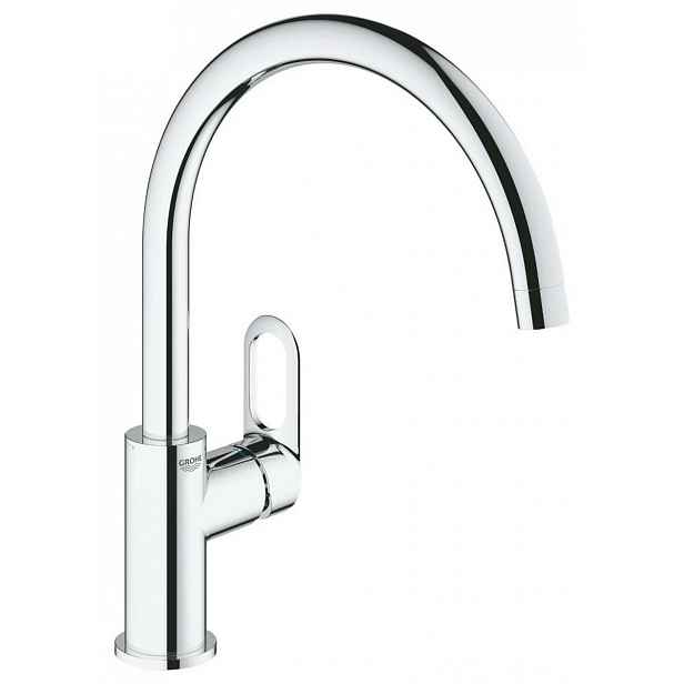 Dřezová baterie Grohe Start Flow s otočným ramínkem chrom 31555001