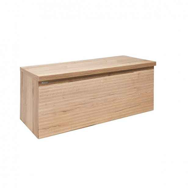 Koupelnová skříňka s krycí deskou Naturel Savona 119x50x44,3 cm dub mat SAVONA120DHDBEZ