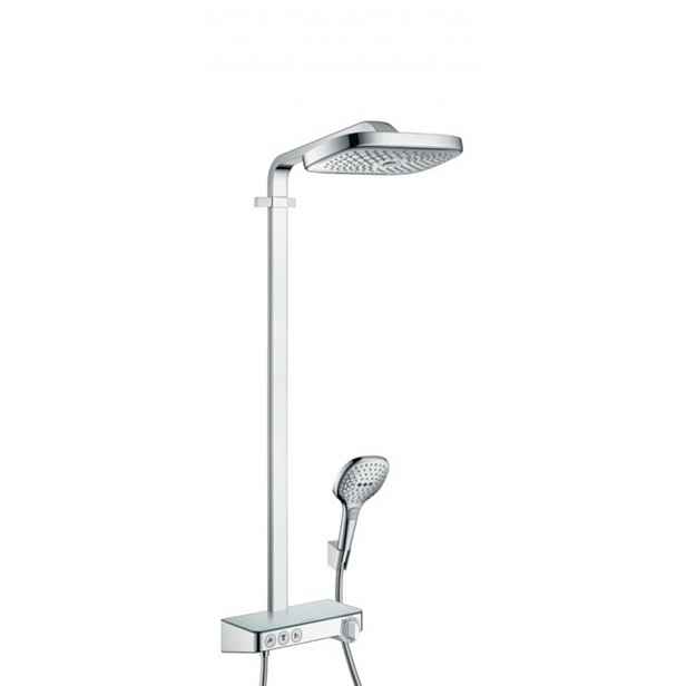 Sprchový systém Hansgrohe Raindance Select E na stěnu s termostatickou baterií chrom 27127000