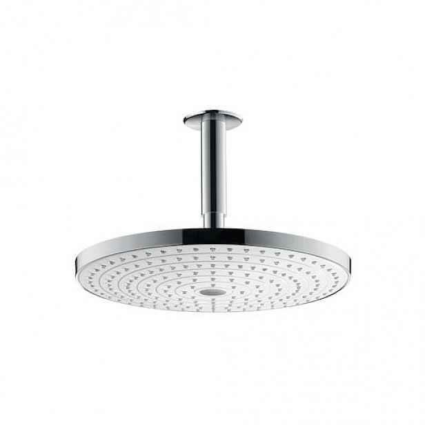 Hlavová sprcha Hansgrohe Raindance Select S strop včetně sprchového ramena bílá/chrom 27337400