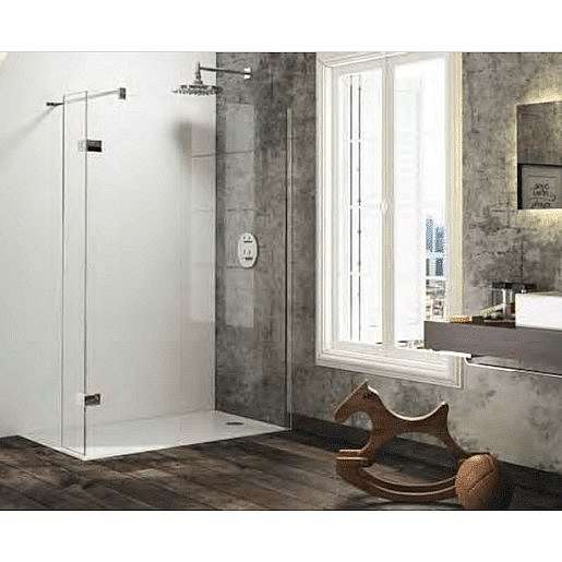 Sprchová zástěna walk-in 130x200 cm pravá Huppe Solva pure chrom lesklý ST3705.092.322