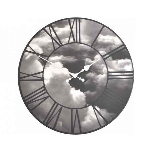 Designové nástěnné hodiny 3037 Nextime Clouds 39cm