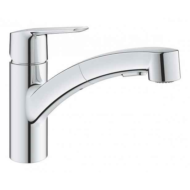 Dřezová baterie Grohe Start s otočným ramínkem, 2 proudy chrom 30531001