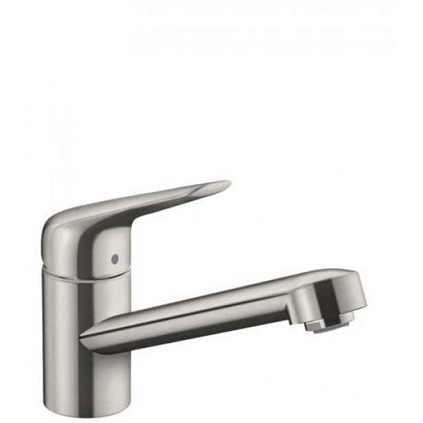 Dřezová baterie Hansgrohe Focus s otočným ramínkem vzhled nerezu 71808800