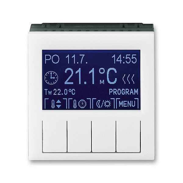 Termostat uni programovatelný Levit bílá/kouřová černá