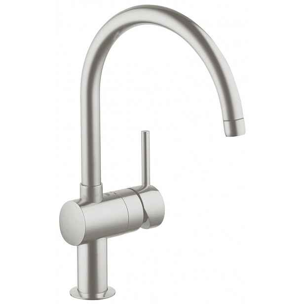 Dřezová baterie Grohe Minta s otočným raménkem supersteel 32917DC0