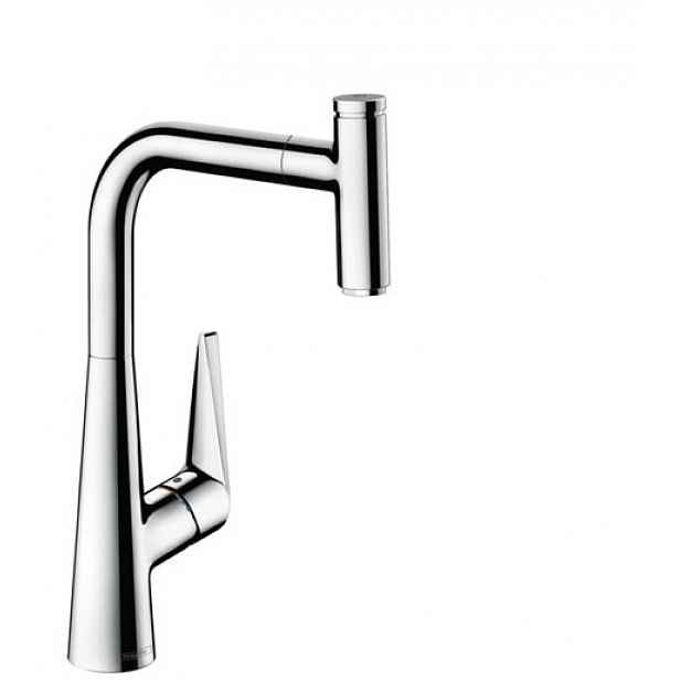 Dřezová baterie Hansgrohe Talis s vytahovací sprškou chrom 72826000