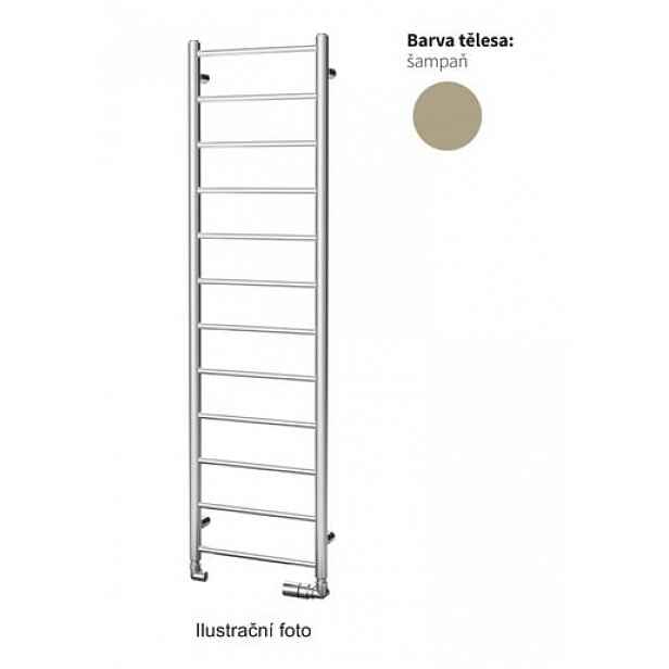 Radiátor ISAN Aura 138x40 cm šampaň metalíza DDIN13800400CHA