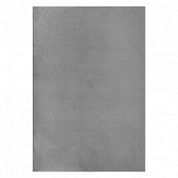 Novel KOBEREC TKANÝ NA PLOCHO, 160/230 cm, šedá - Tkané koberce - 007759027264