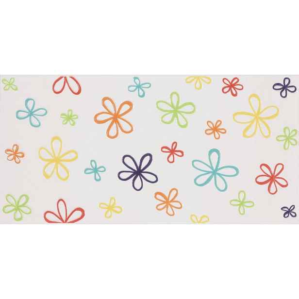 Dekor Fineza Happy mix barev Flower 20x40 cm mat DHAP40FL