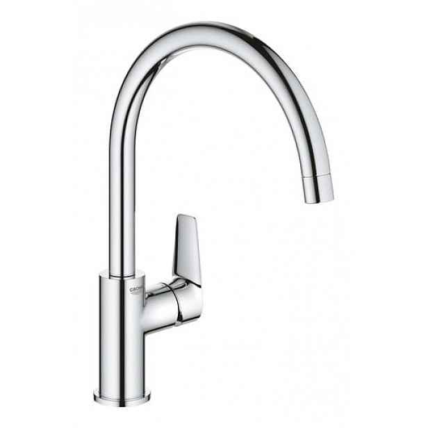 Dřezová baterie Grohe BauEdge 2020 s otočným ramínkem chrom 31233001