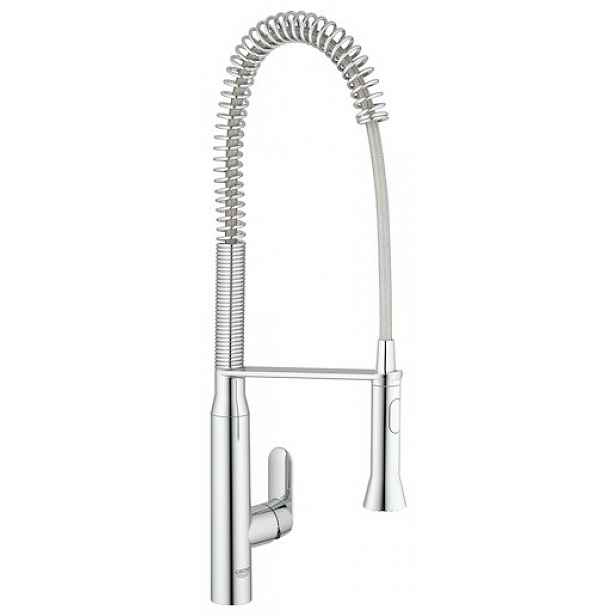 Dřezová baterie Grohe K7 s výpustí chrom 32950000