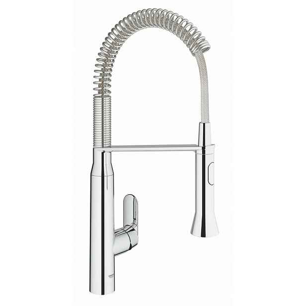 Dřezová baterie Grohe K7 s výpustí chrom 31379000