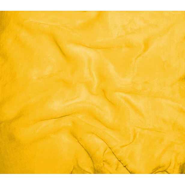 Žluté mikroplyšové prostěradlo My House, 90 x 200 cm