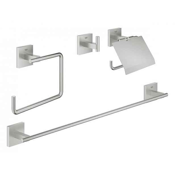 Sada doplňků Grohe Start Cube Accessories supersteel 41115DC0