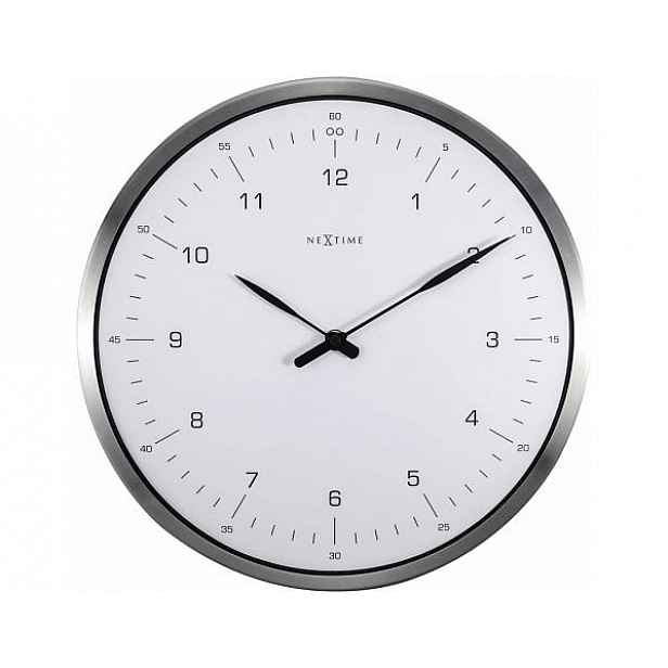 Designové nástěnné hodiny 3243wi Nextime 60 minutes 33cm