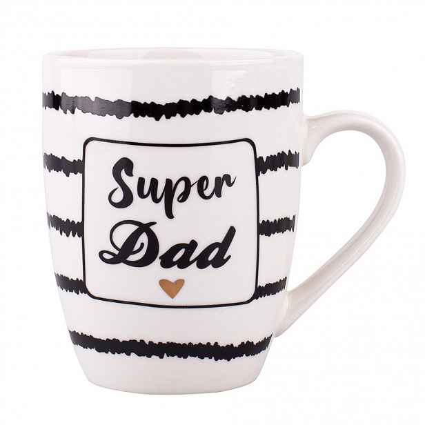 Altom Porcelánový hrnek Super dad, 300 ml